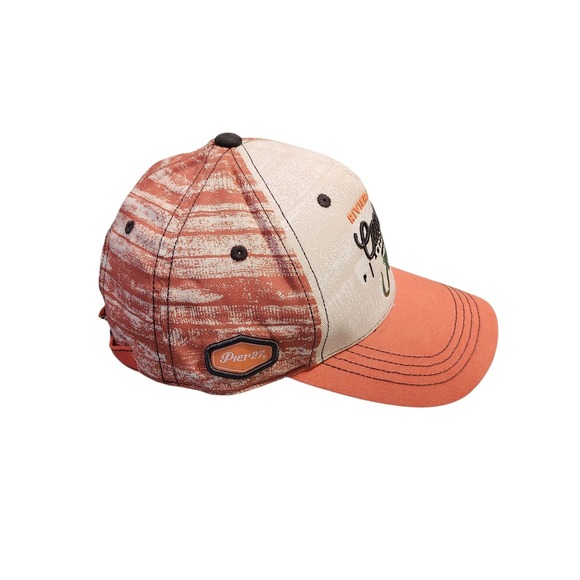 Riviera Maya Cancun Authentic Lizard Trucker Hat‎ Mens Adjustable Pier 27 - Picture 2 of 5